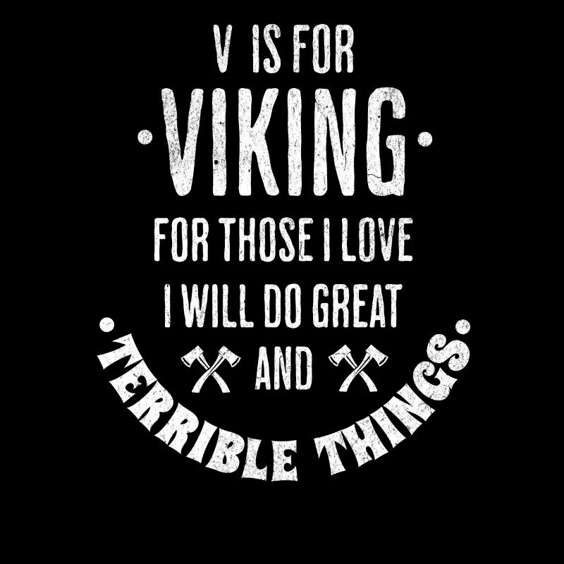 Wikinger Geschenk Spruch Nordmann