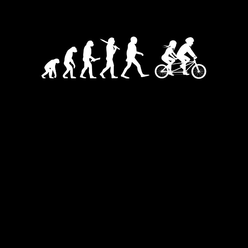 Tandem Bike Evolution T-Shirt & Gift Idea