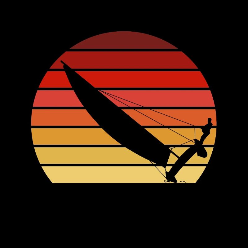 Catamaran au coucher du soleil