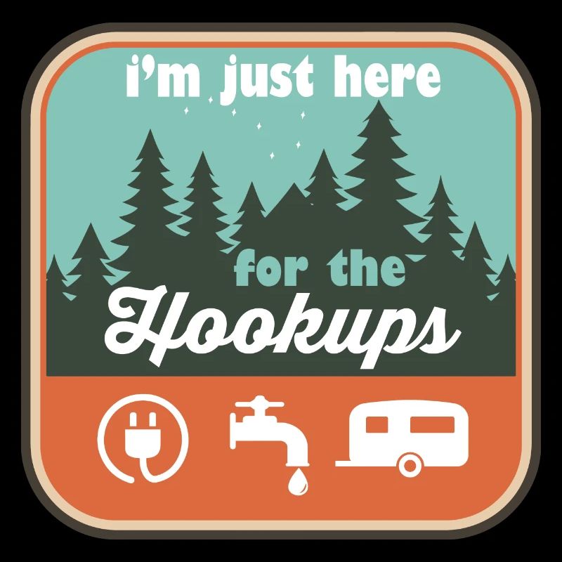 Je suis juste là pour les branchements RV Camping
