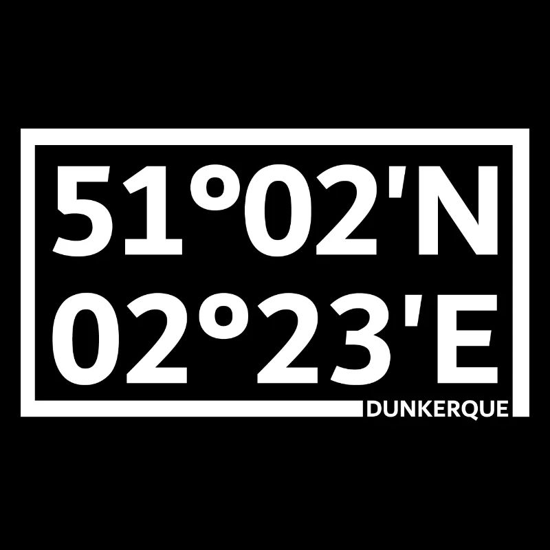 Coordonnées de Dunkerque