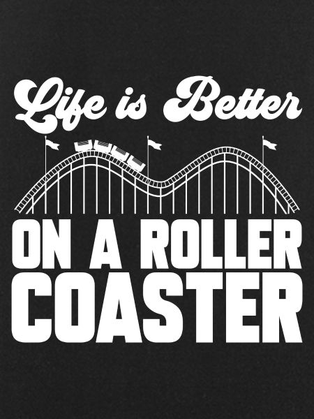 Achterbahn Rollercoaster Freizeitpark