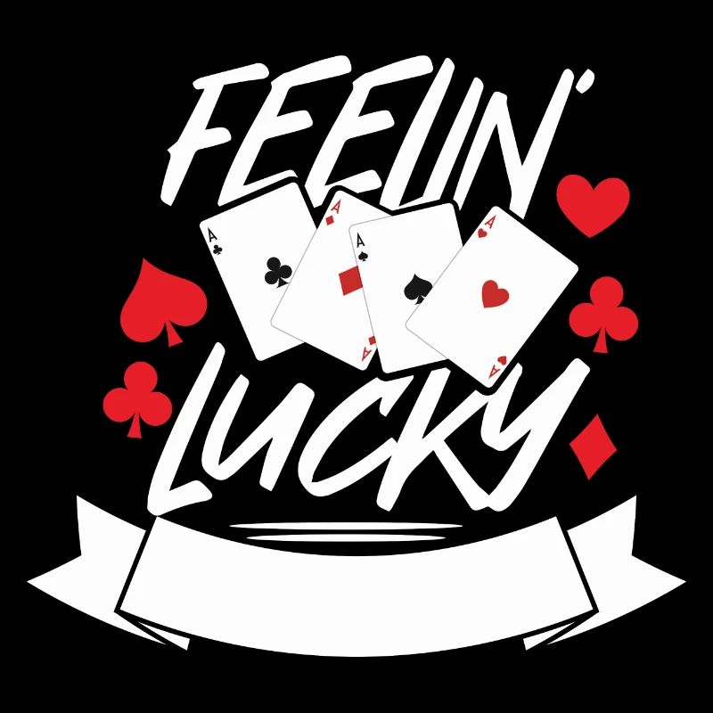 Poker Feeling Lucky Kartenmotiv