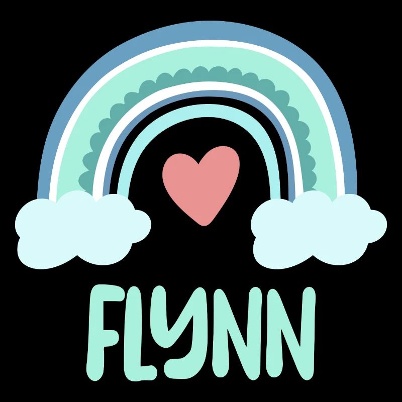 Flynn Name Regenbogen Baby