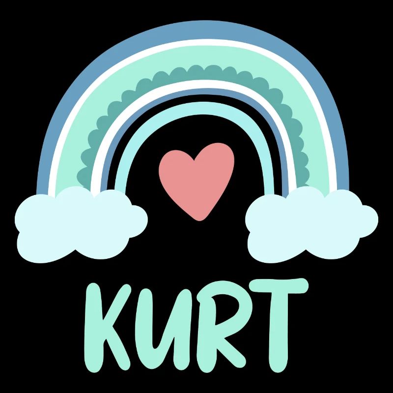 Kurt Name Regenbogen Baby