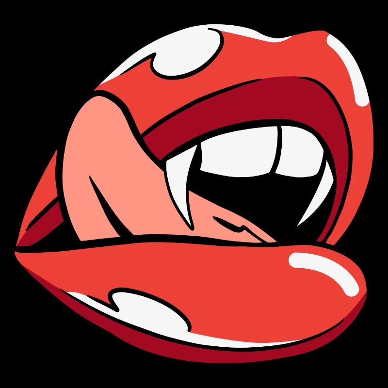 Halloween Bite Lips