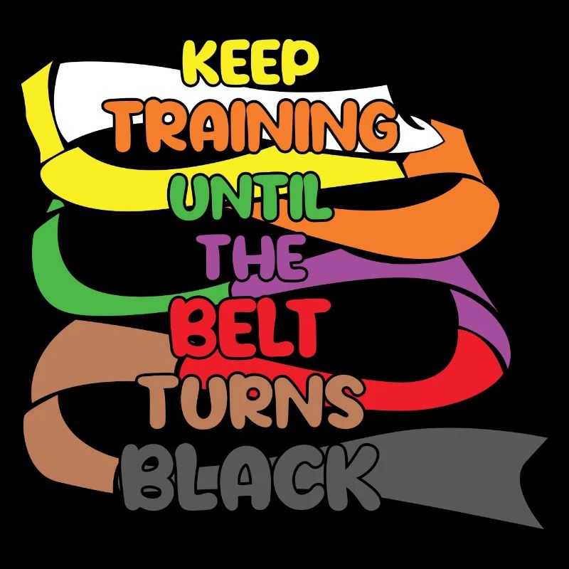 Karate Keep Training until the belt turns black
