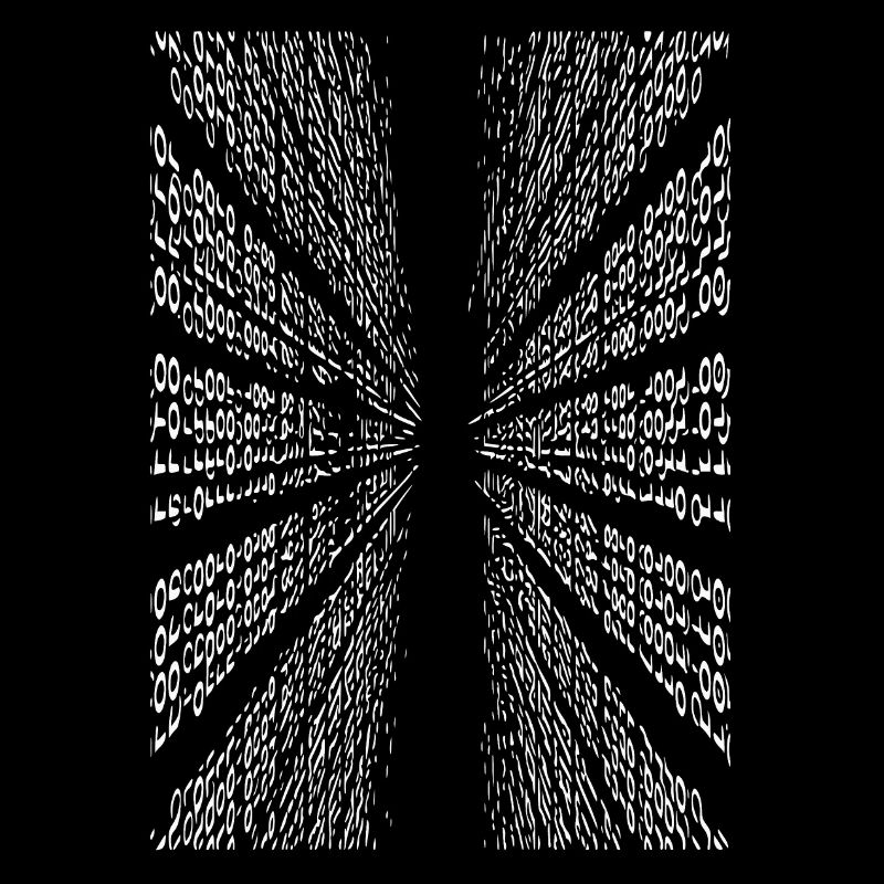 Vertical binary code