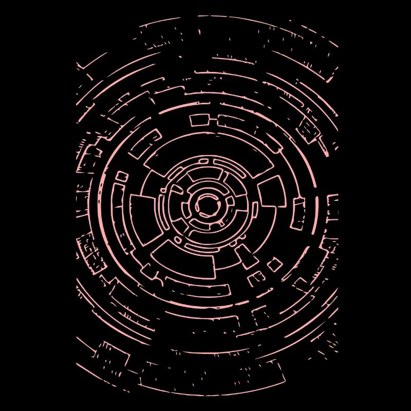 Abstract circles (pink)