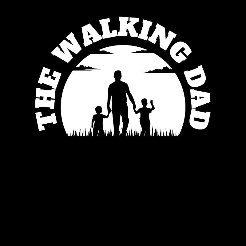 The Walking Dad 2 Sons White