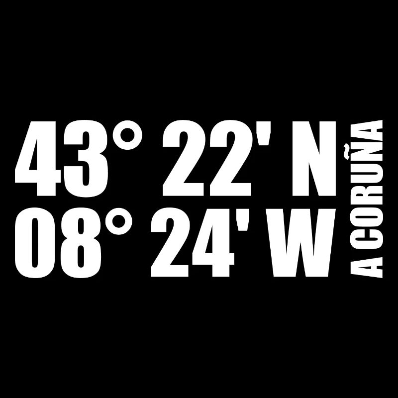 A Coruña coordinates