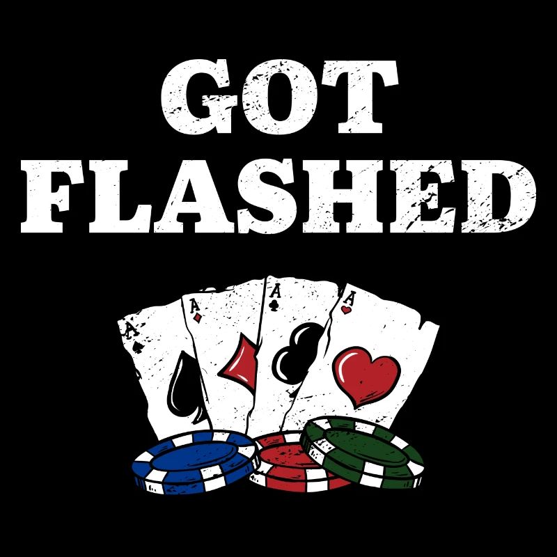 Got Flashed Card Games Casino Card Player