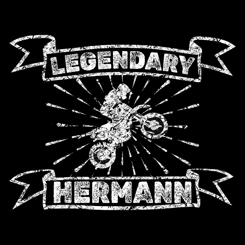 Hermann als Motorrad