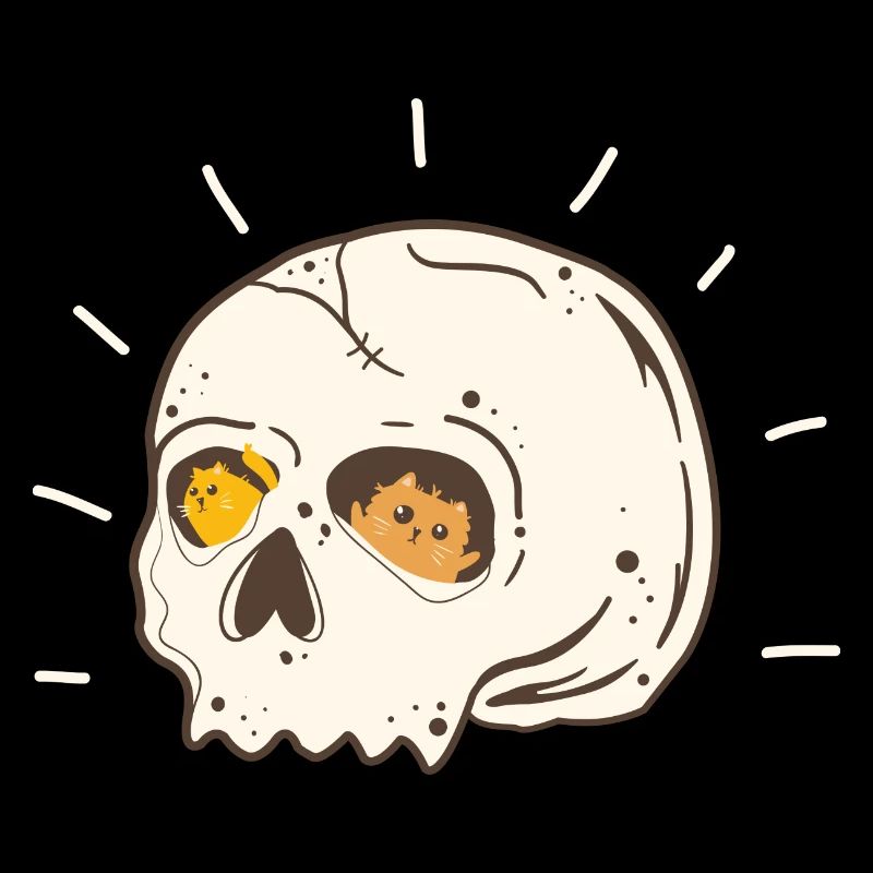 Cat In A Skull Kitty Skeleton Cat Lover