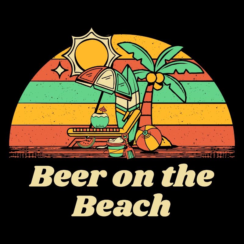 Beer on the Beach Drinking Party Alcoholic