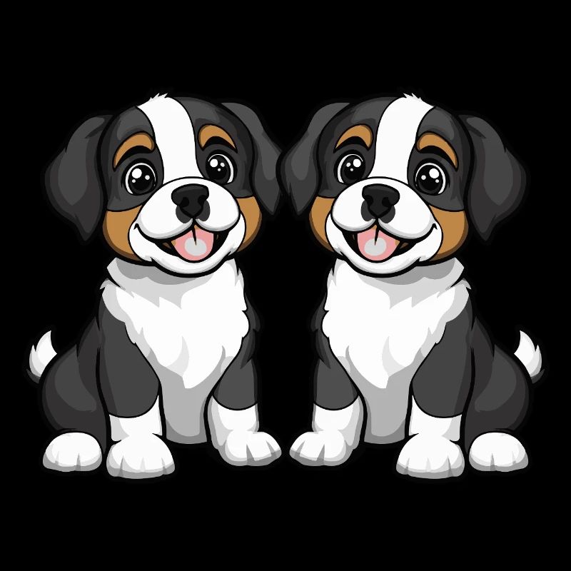Saint Bernard Dog Comic
