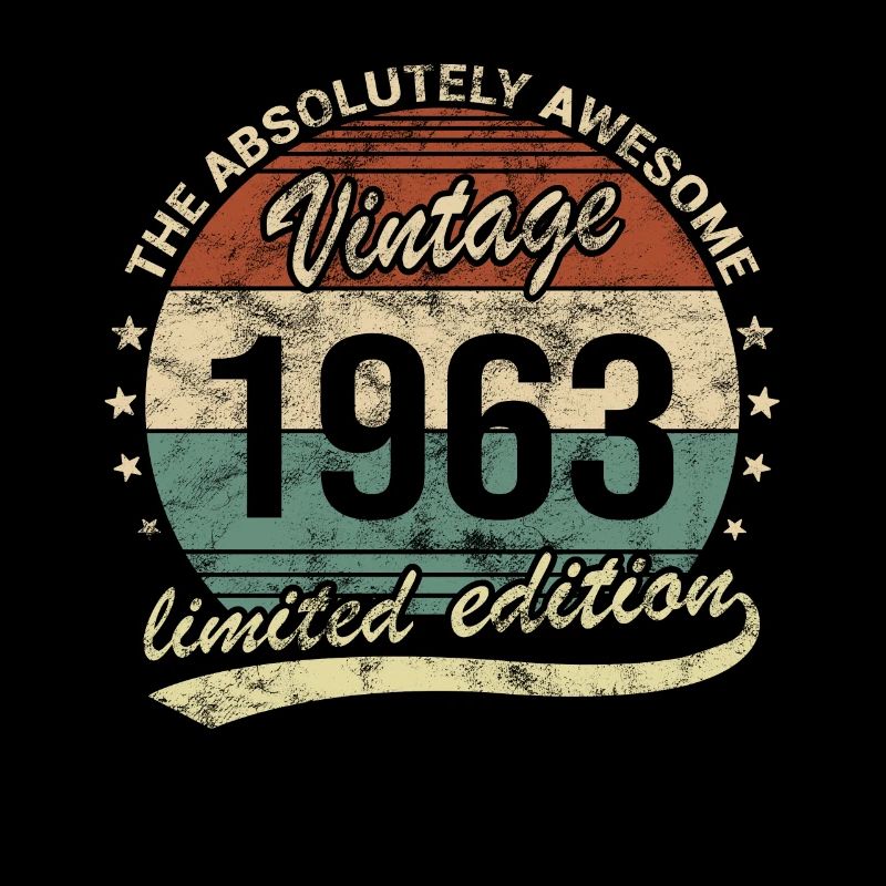 Génial depuis le design d’anniversaire rétro vintage 1963