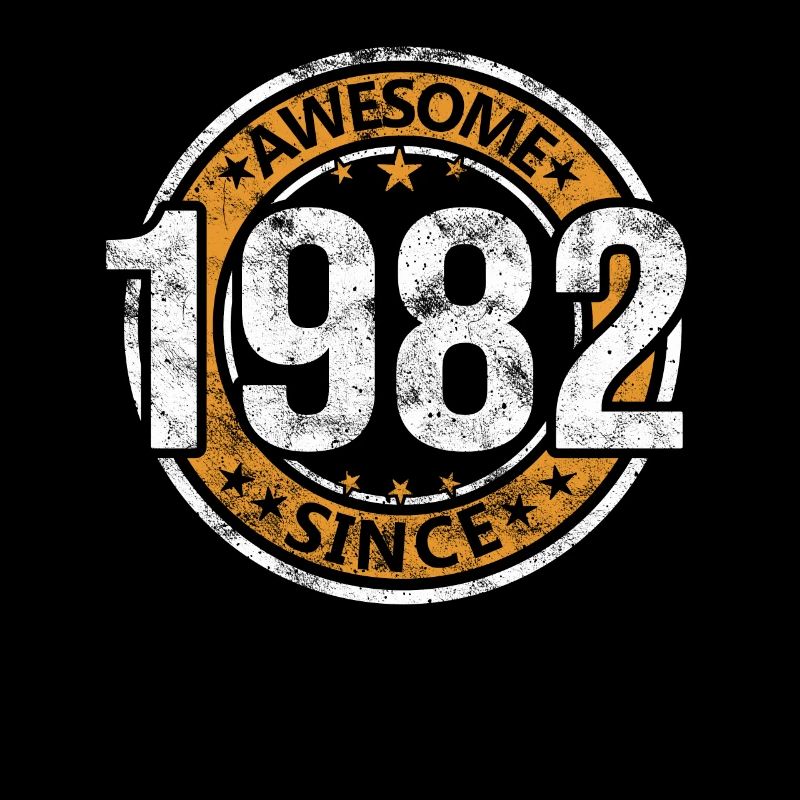Awesome Since 1982 Retro Vintage Geburtstag