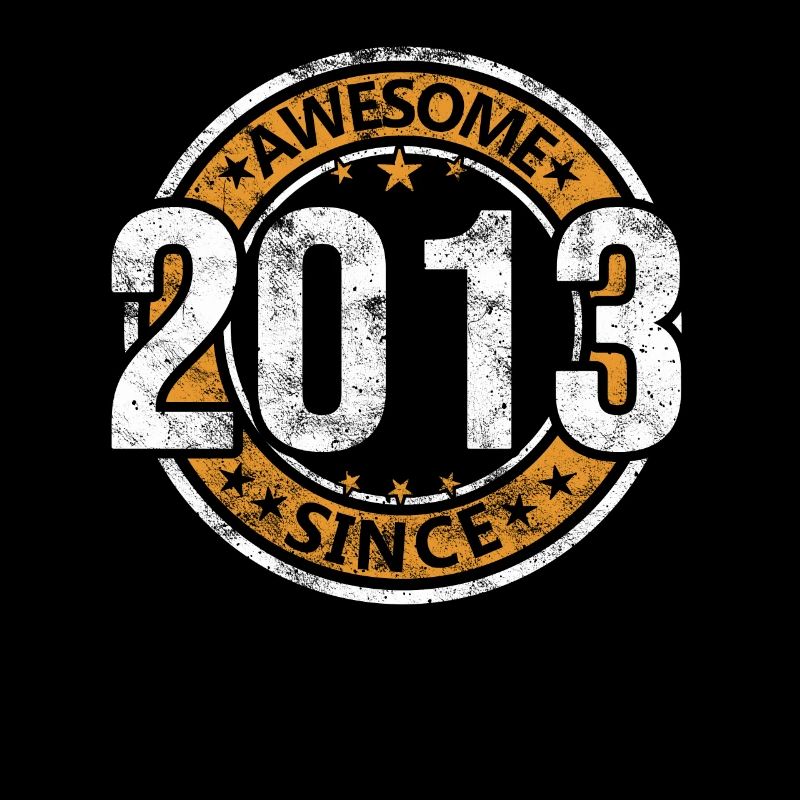 Awesome Since 2013 Retro Vintage Geburtstag