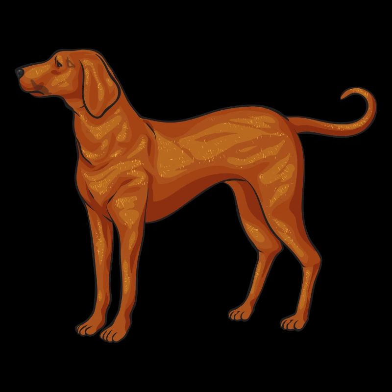 Redbone Coonhound Hund Geschenk
