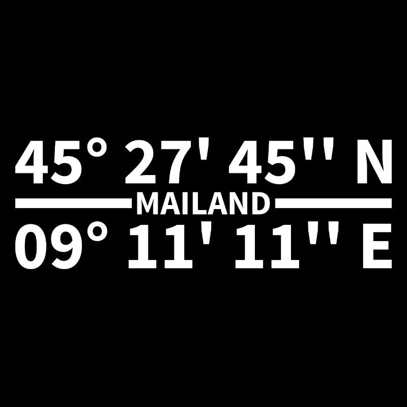 Coordonnées de Milan