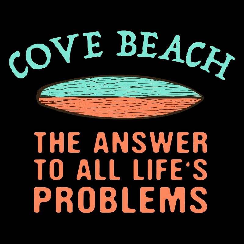 Cove Beach Answer To All Life's Problems Surfing