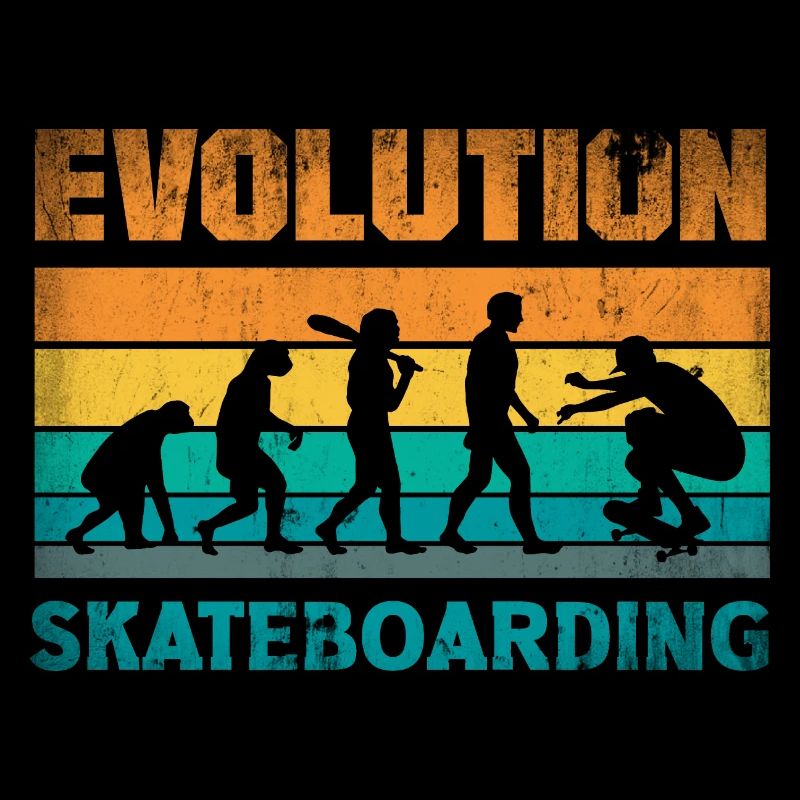 Evolution Skateboarding Skate Retro Streetwear