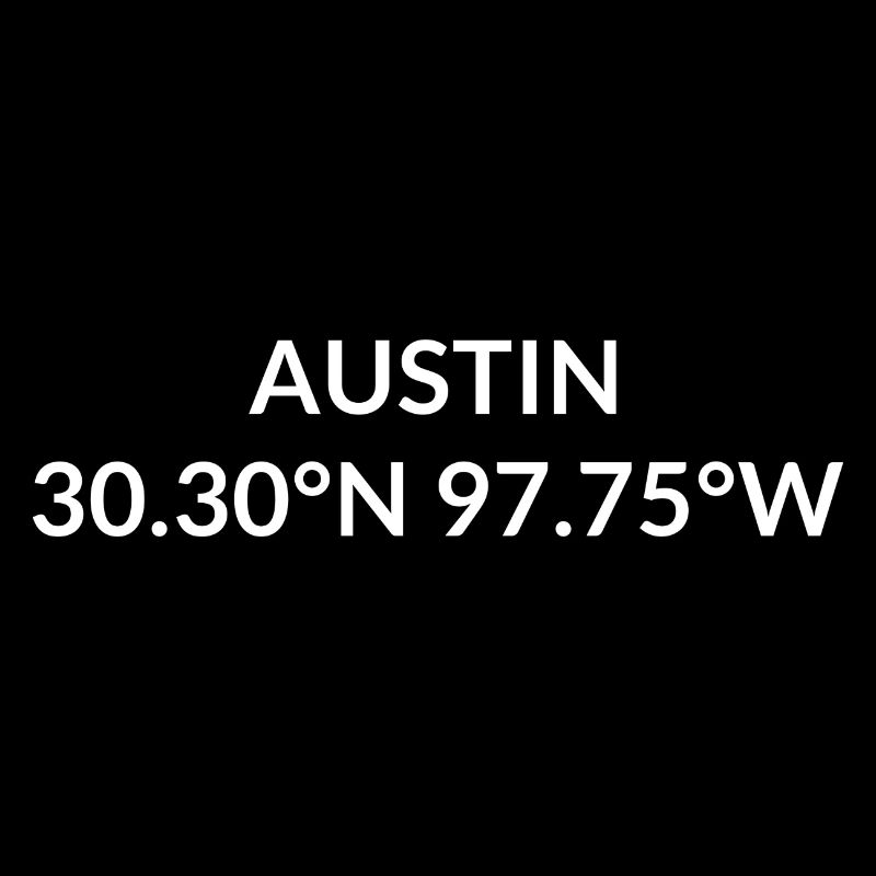 Austin, Texas, USA Coordinates