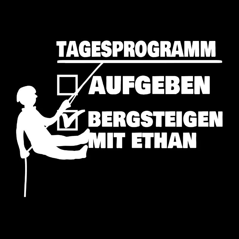 Berg mit ethan oder aufgeben