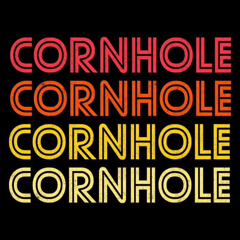 Retro Cornhole Vintage Cornhole