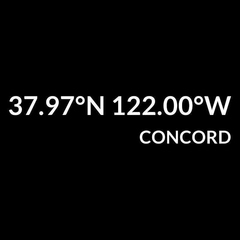 Concord California USA Coordinates