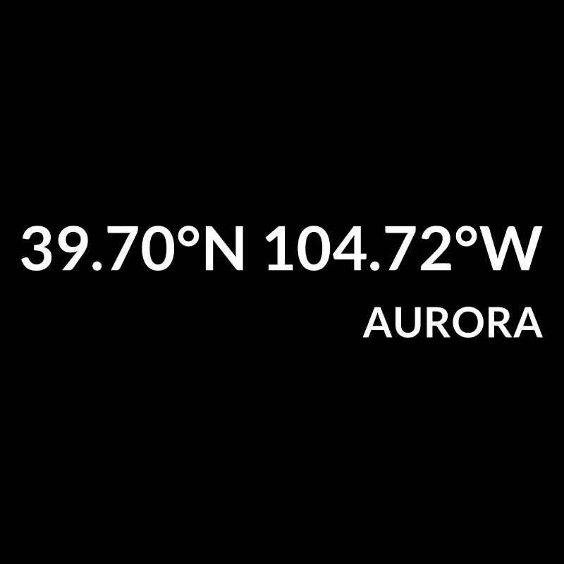 Aurora Colorado USA Coordinates