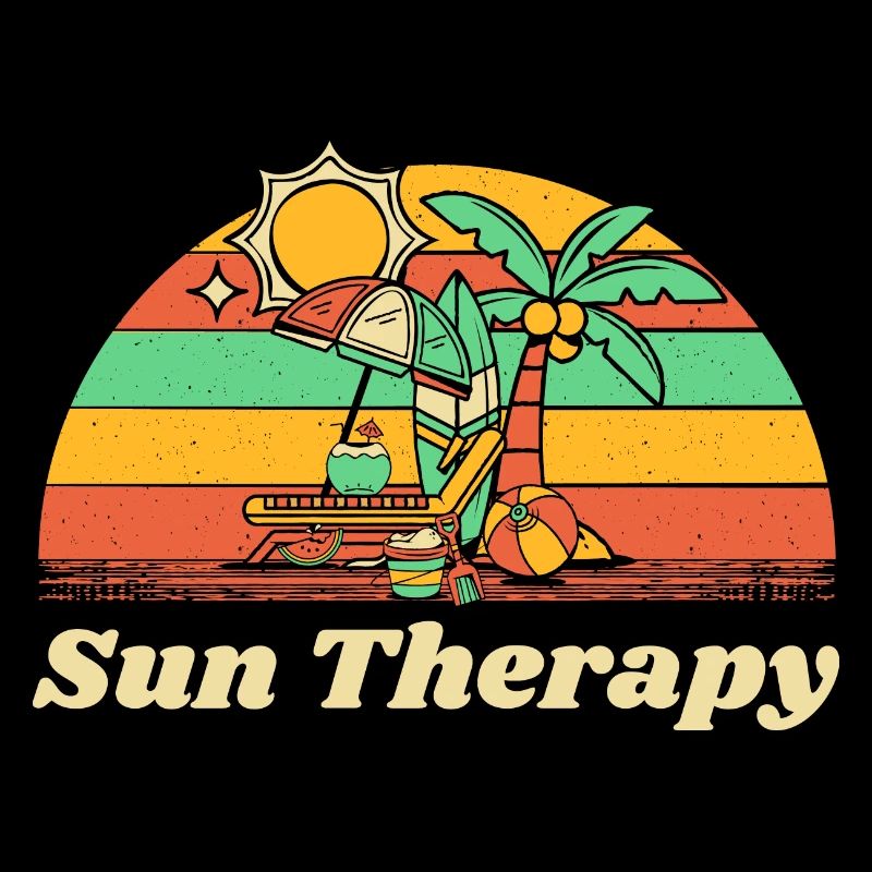 Sun Therapy Beach Bains de soleil Ocean Tanning Été