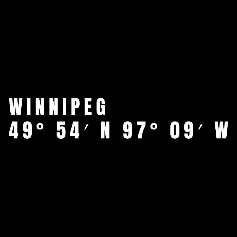 Coordonnées de Winnipeg, Canada