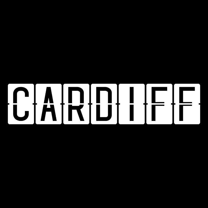 Panneau de l’aéroport de Cardiff