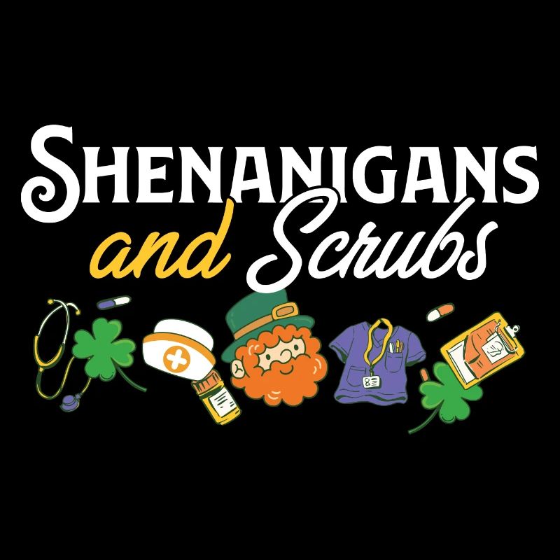 Shenanigans & Scrubs ER Nurse Physician St.