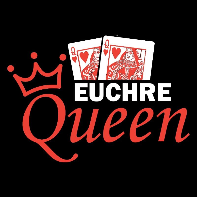 Conception de jeux de cartes Euchre Queen