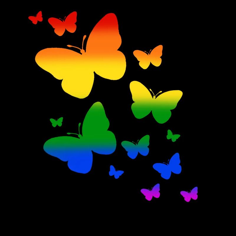 Schmetterling Schmetterlinge LGTBQ Pride