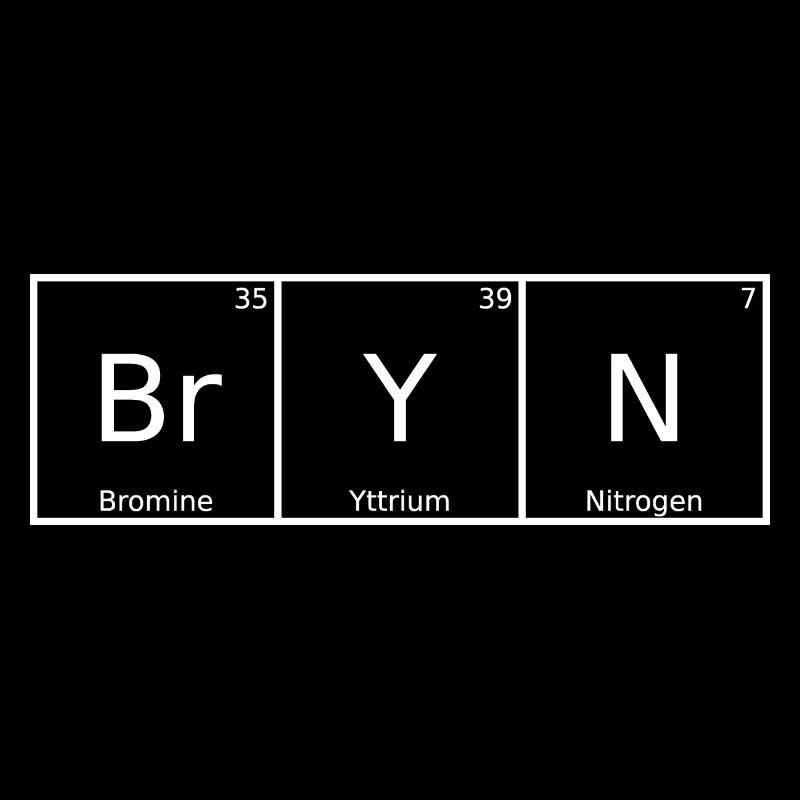 Bryn Name Vorname Chemie Periodensystem Elemente