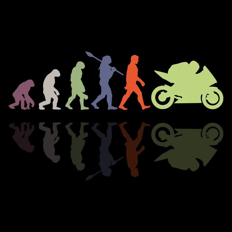 Motorcycle Evolution Vintage Shadow Biker