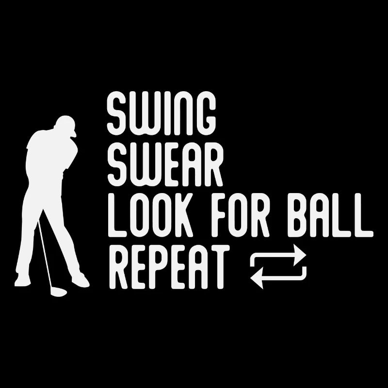Golf sarcastique blague golf golf golf