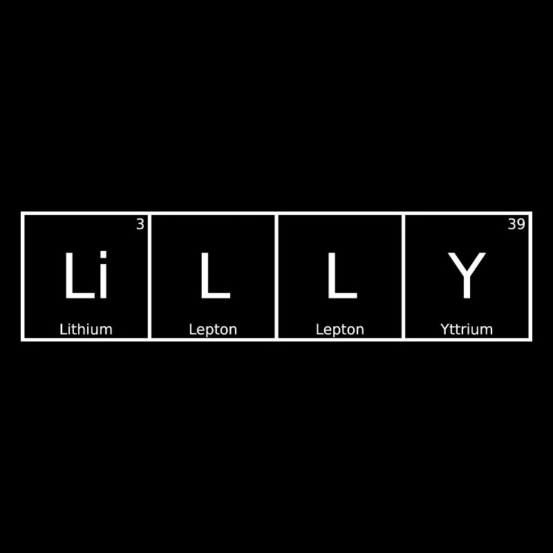 Lilly Surname First Name Chemistry Periodic Table Elements