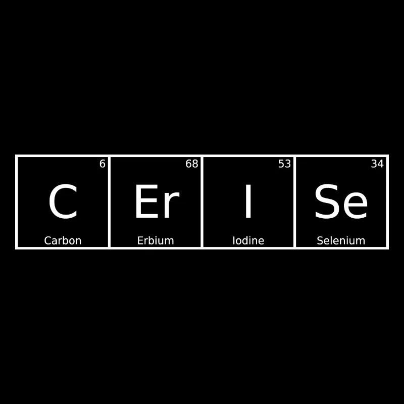 Cerise Nom Prénom Chimie Tableau périodique Éléments