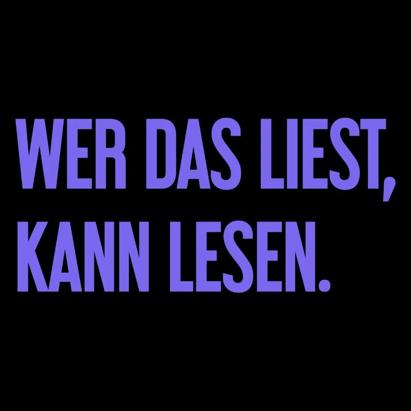 If you read this, you can read.