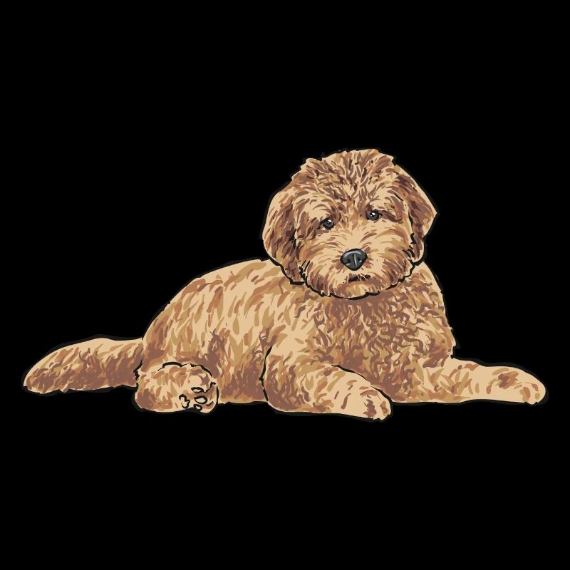 Goldendoodle Hund Geschenk