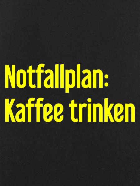 Coffee Contingency Plan