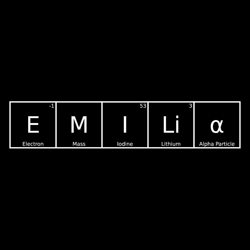 Emilia Surname First Name Chemistry Periodic Table Elements