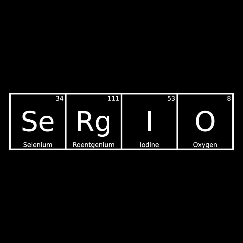 Sergio Nom Prénom Chimie Éléments du tableau périodique