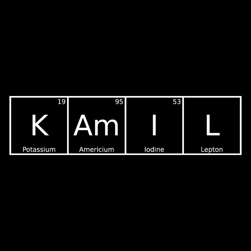 Kamil Name First Name Chemistry Periodic Table Elements