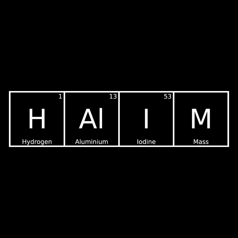 Halim Name Vorname Chemie Periodensystem Elemente